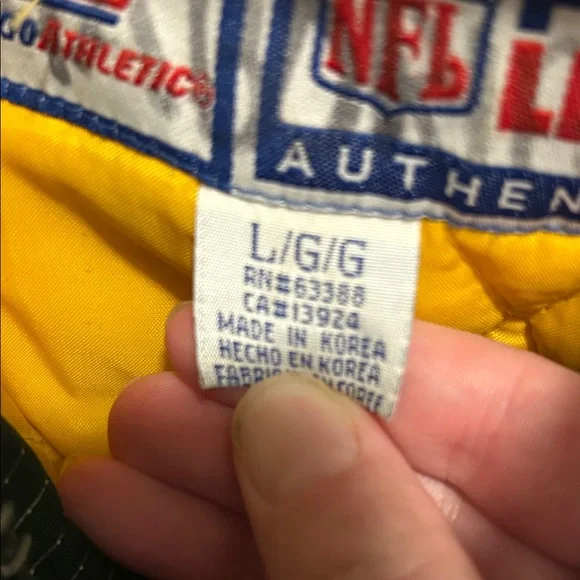 VINTAGE PACKERS LogoAthletic NFL Proline Authentic Puffy Jacket 60s/70s - Picture 7 of 7